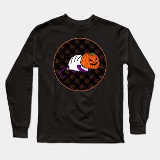 Halloween Horror Rat Dark Round Long Sleeve T-Shirt